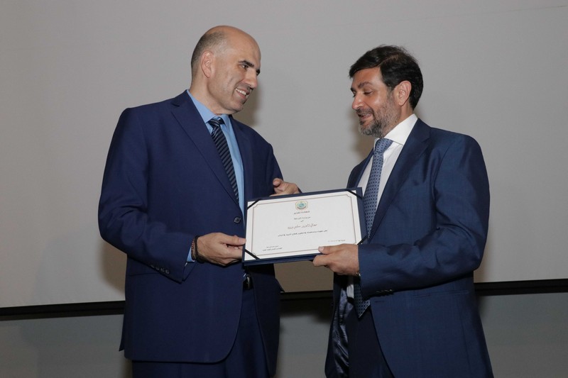 The ministry of Agriculture Honoring former minister Salim Wardy